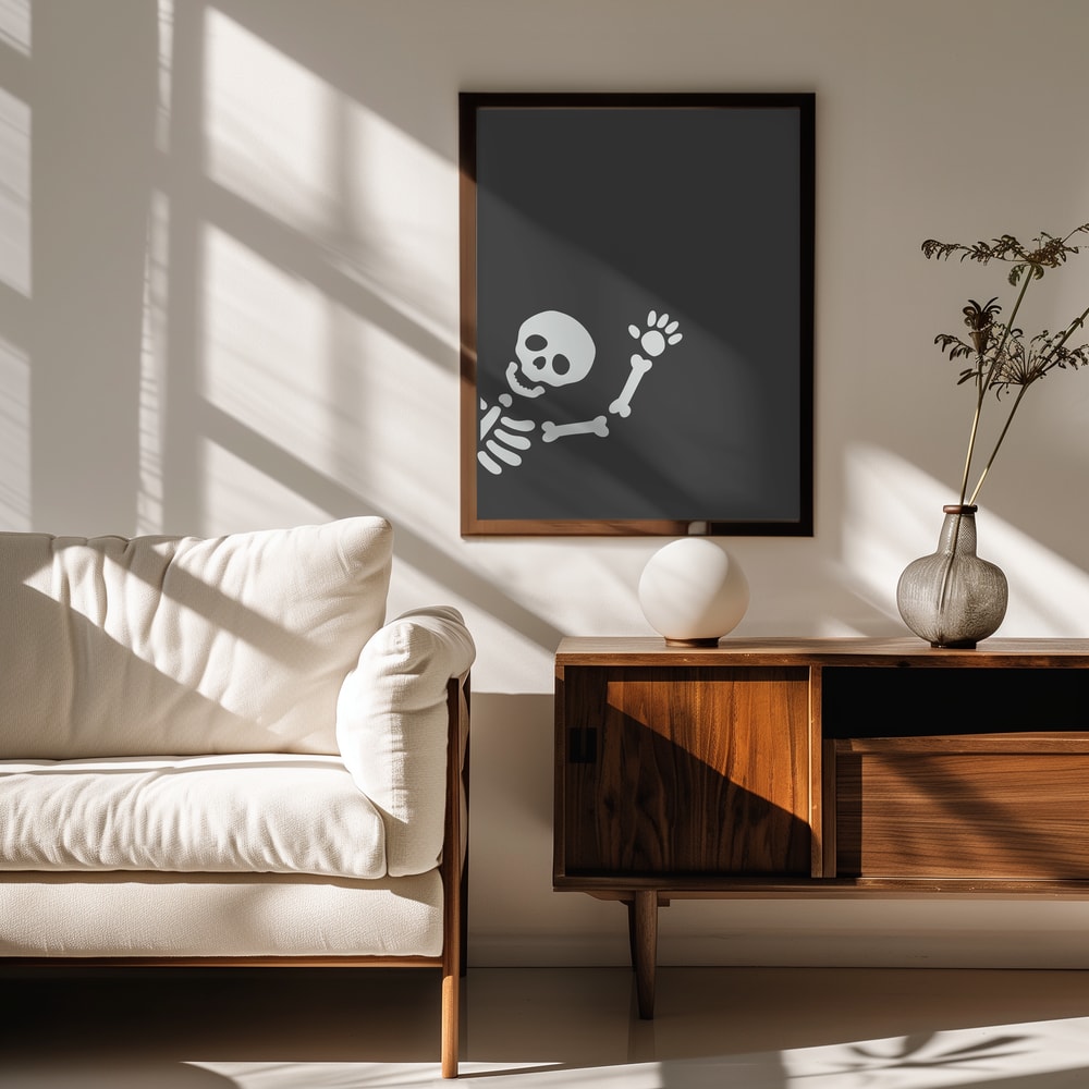 Friendly Waving Skeleton