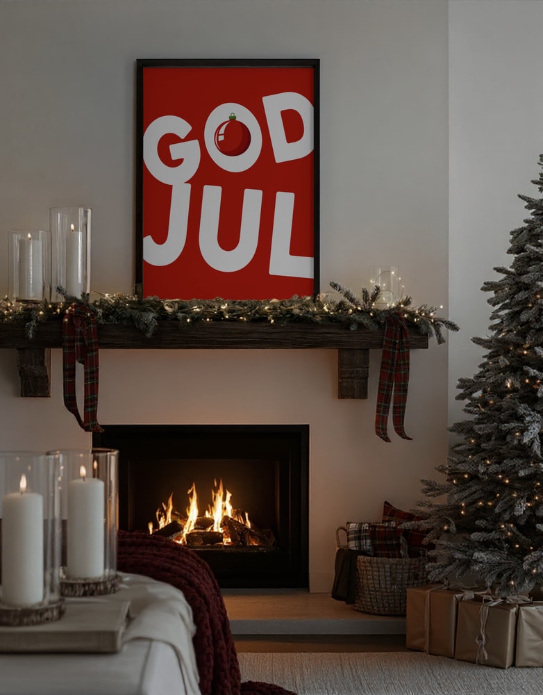 Festive God Jul Ornament