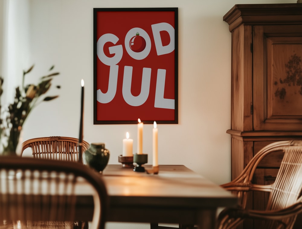 Festive God Jul Ornament
