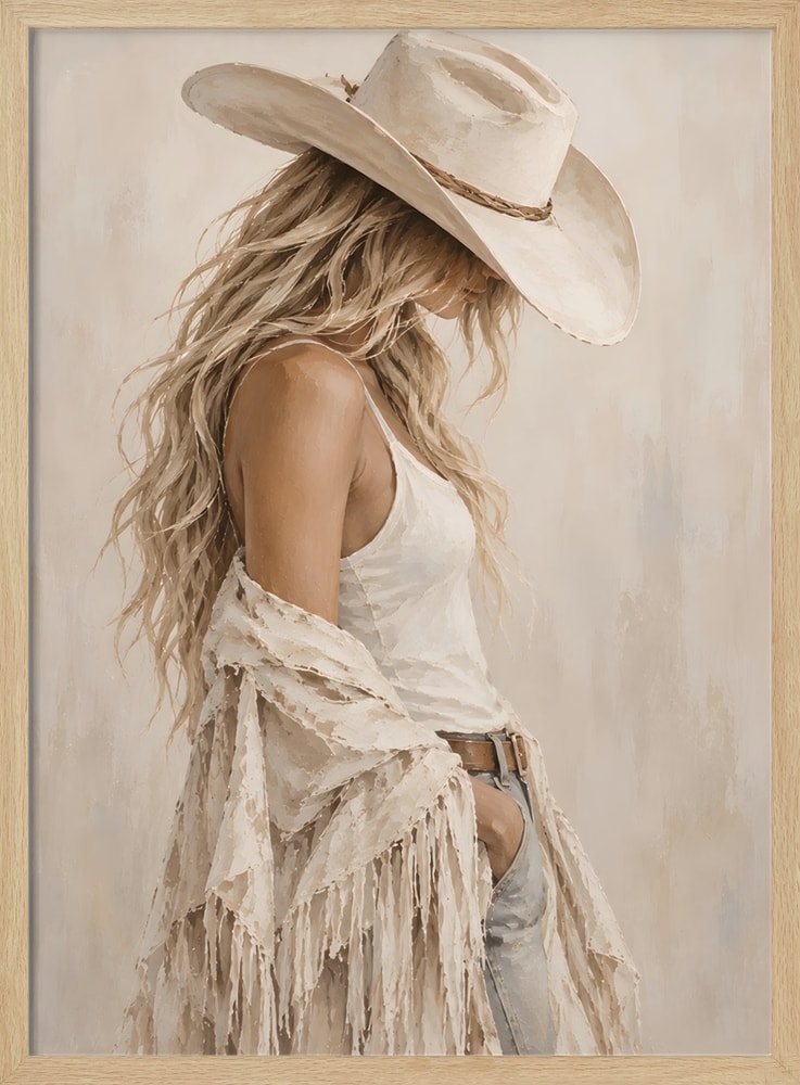 Blonde Cowgirl Serenity
