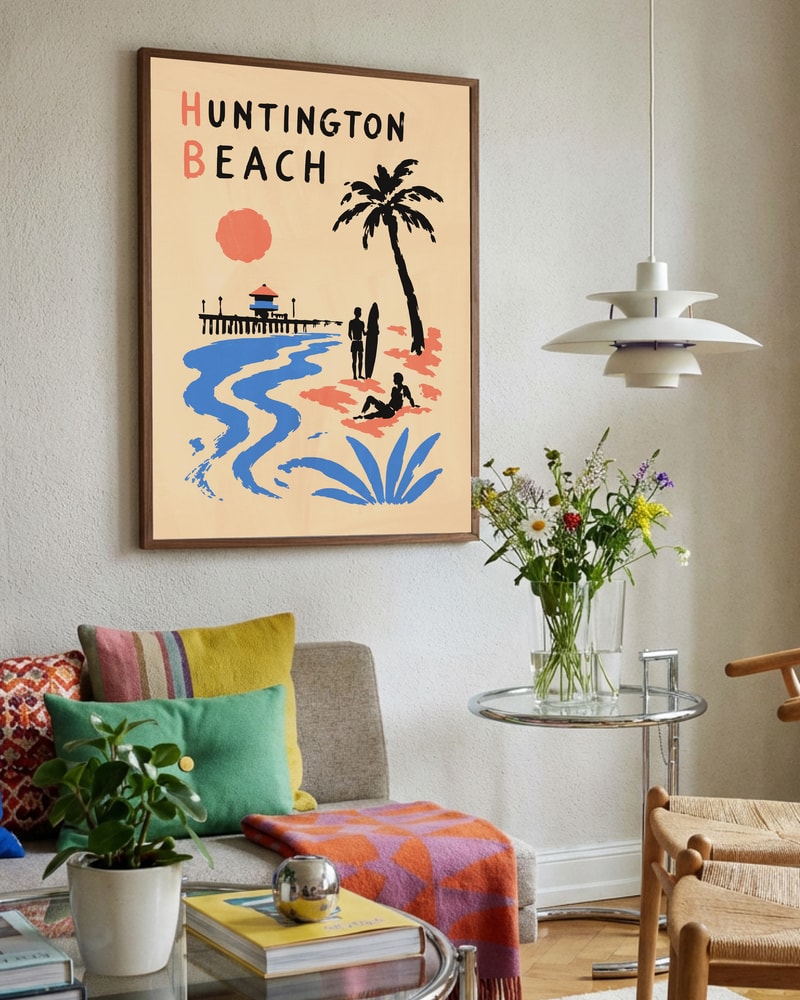 Huntington Beach Surf Scene