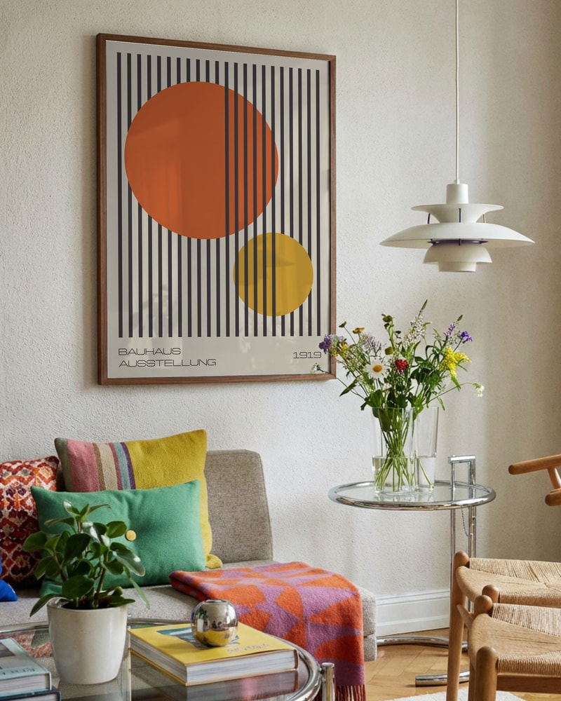 Bauhaus Geometric Circles