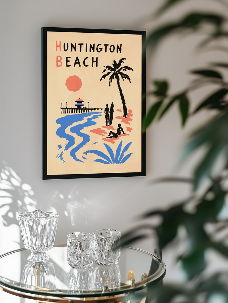 Huntington Beach Surf Scene