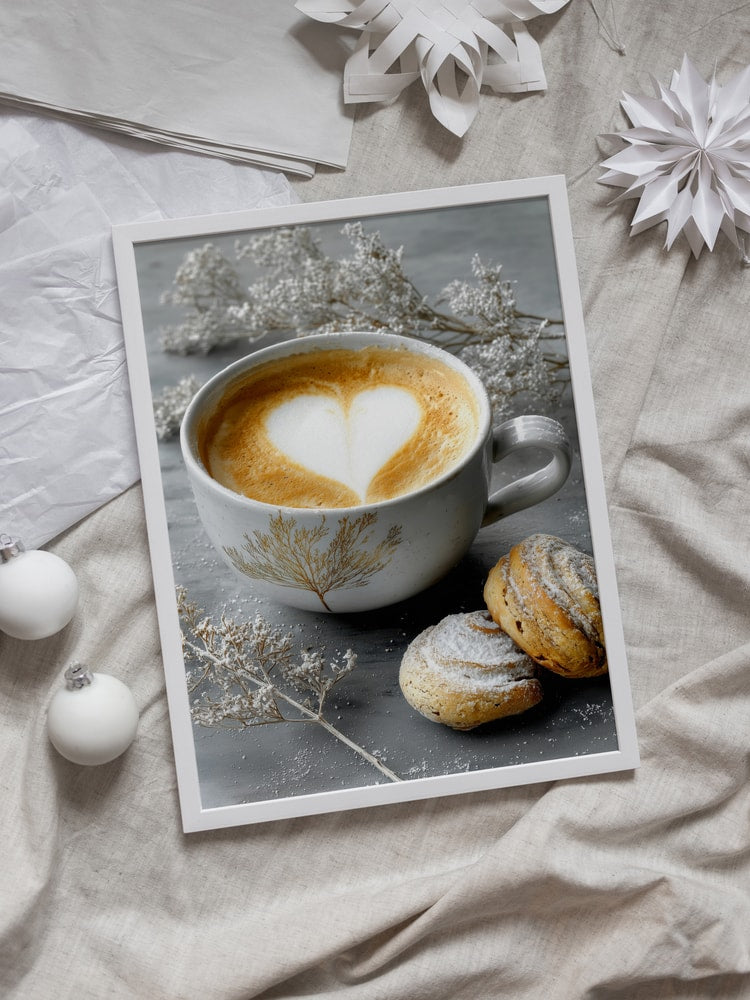 Warm Coffee Heart Breakfast