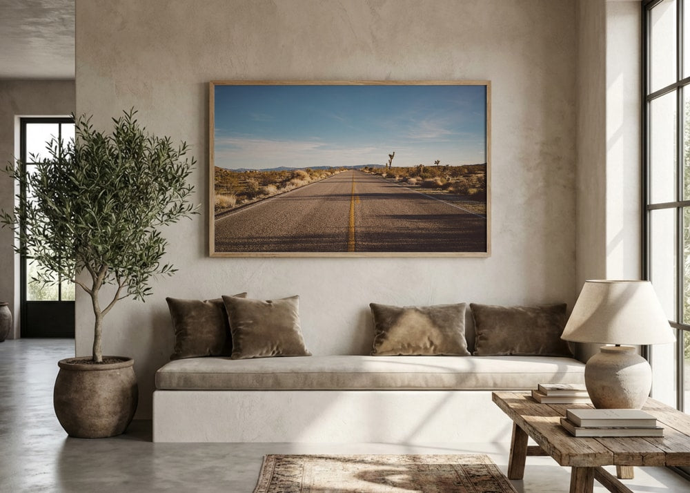 Open Desert Road
