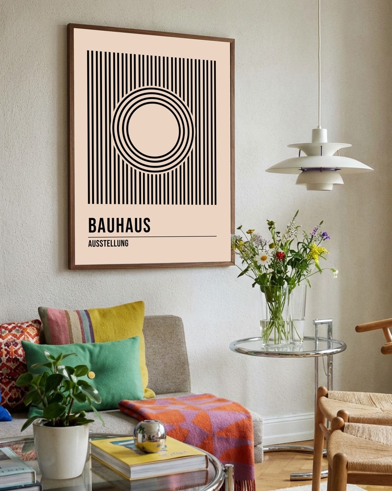 Bauhaus Geometric Exhibition