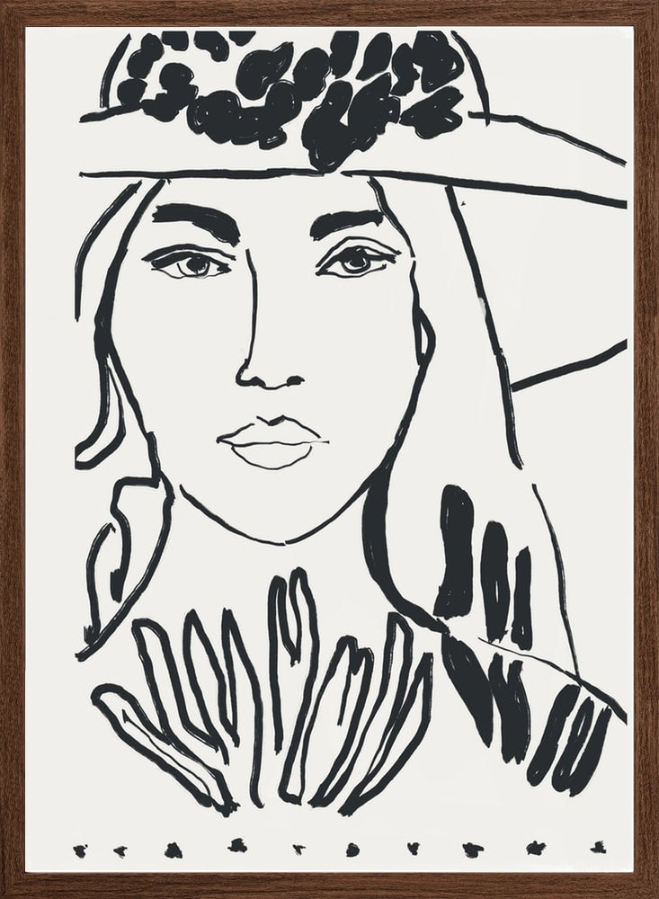 Woman in Hat Portrait