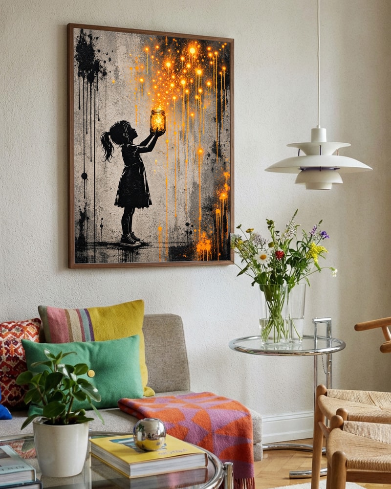Girl with Magic Jar