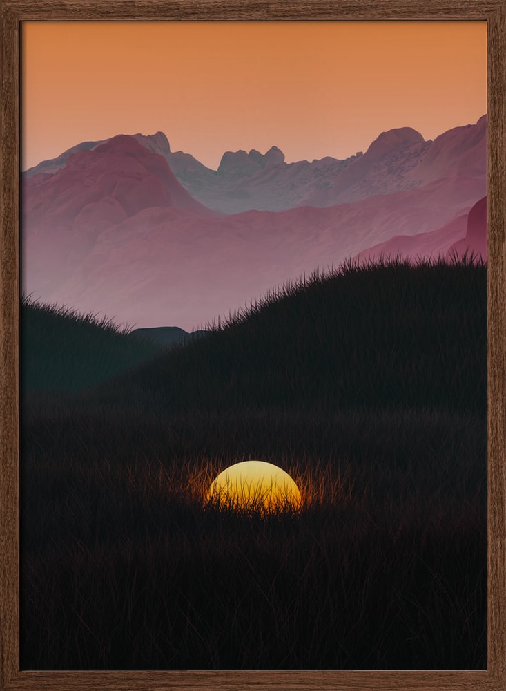 Golden Orb Landscape