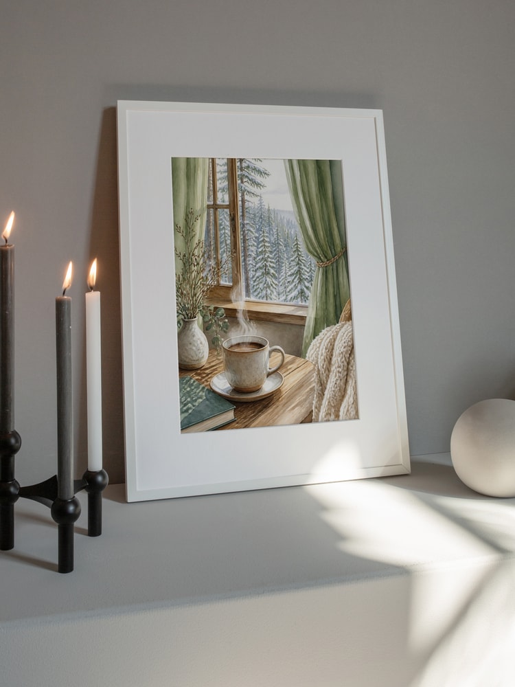 Cozy Winter Window View