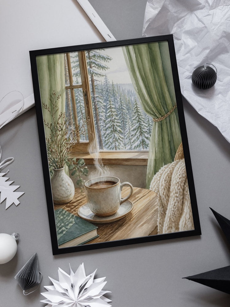 Cozy Winter Window View