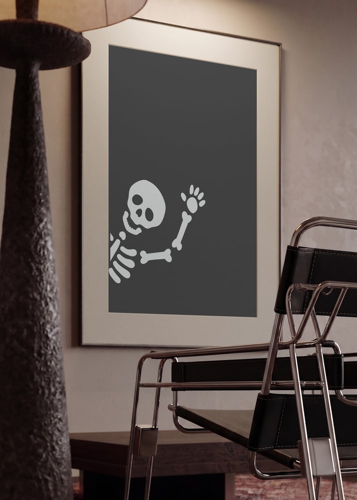 Friendly Waving Skeleton