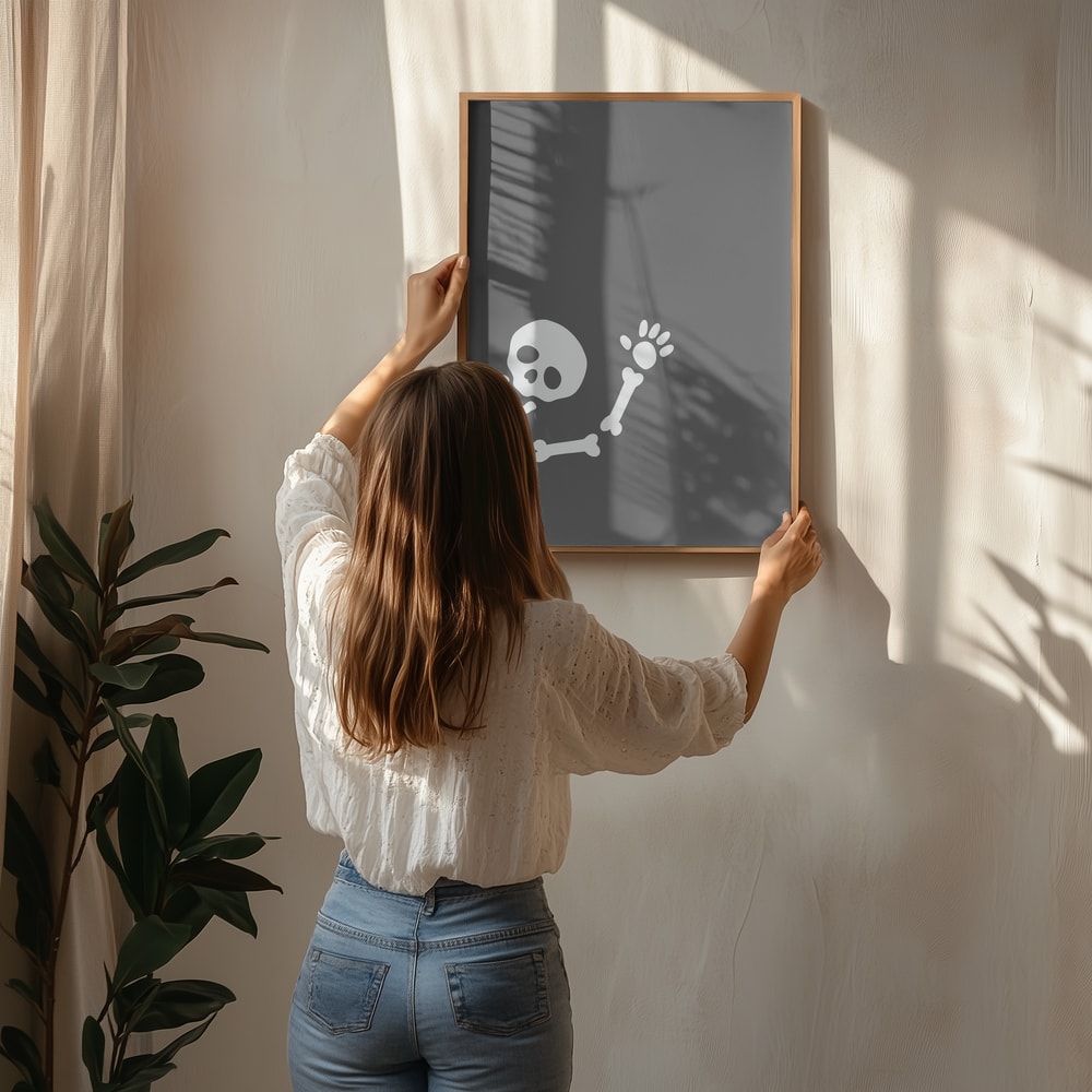 Friendly Waving Skeleton