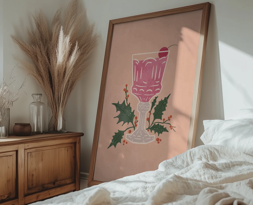 Pink Holly Cocktail