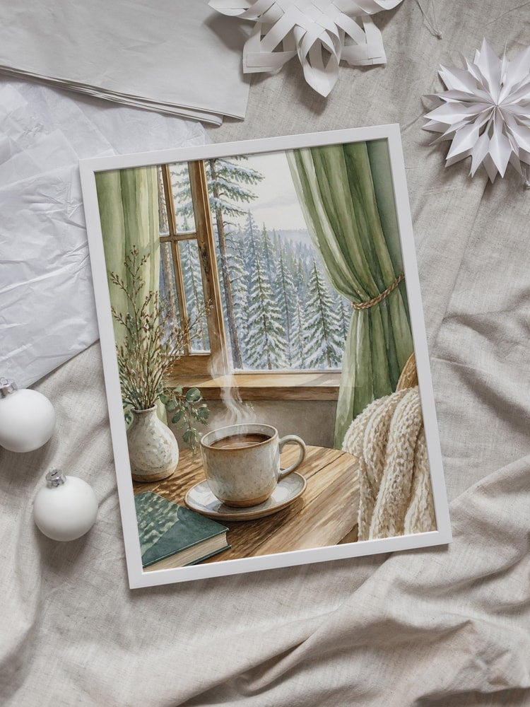 Cozy Winter Window View