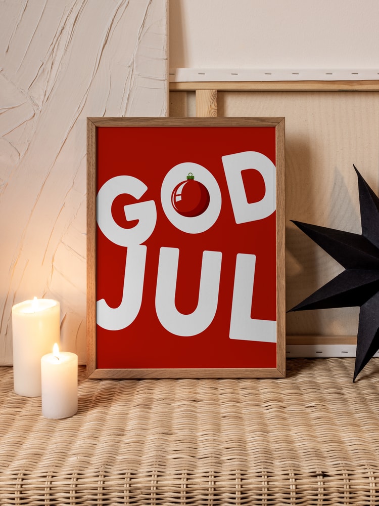 Festive God Jul Ornament