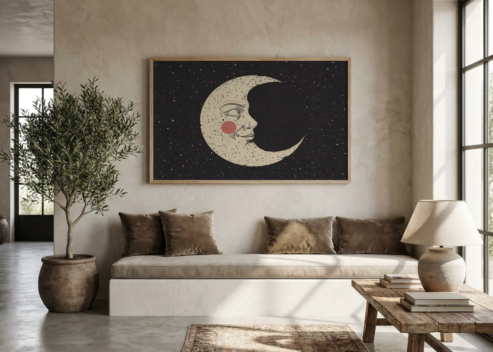 Sleeping Crescent Moon