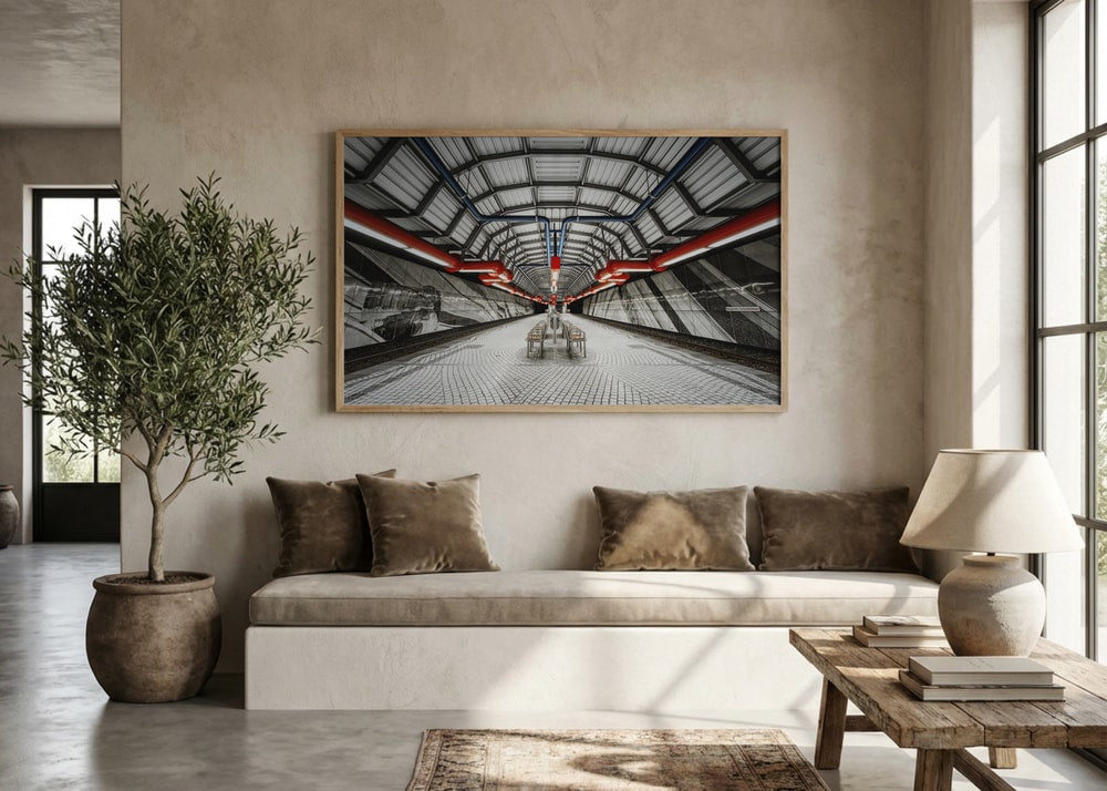 Modern Subway Station
