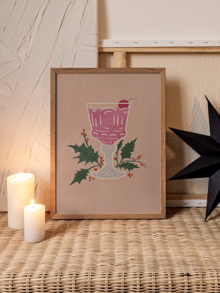 Pink Holly Cocktail