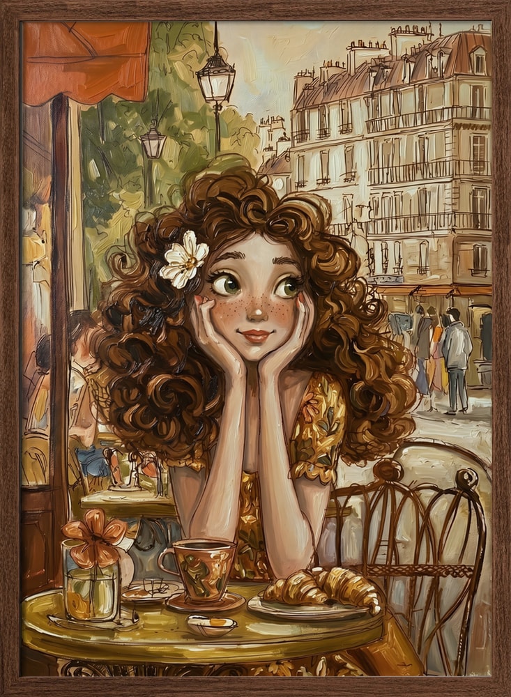 Dreamy Girl Paris Cafe