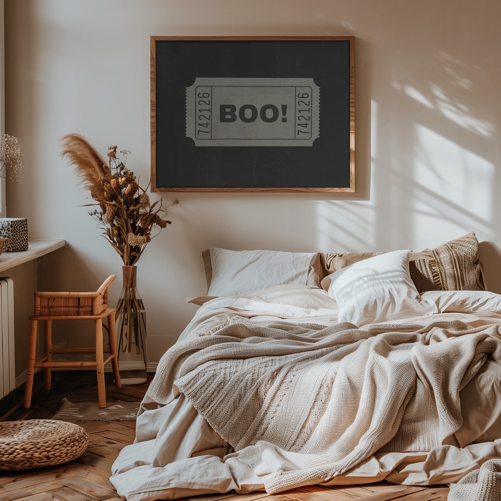 Boo Halloween Ticket
