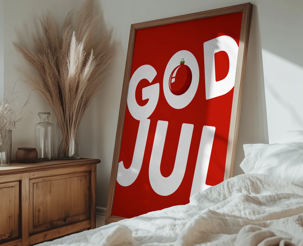 Festive God Jul Ornament