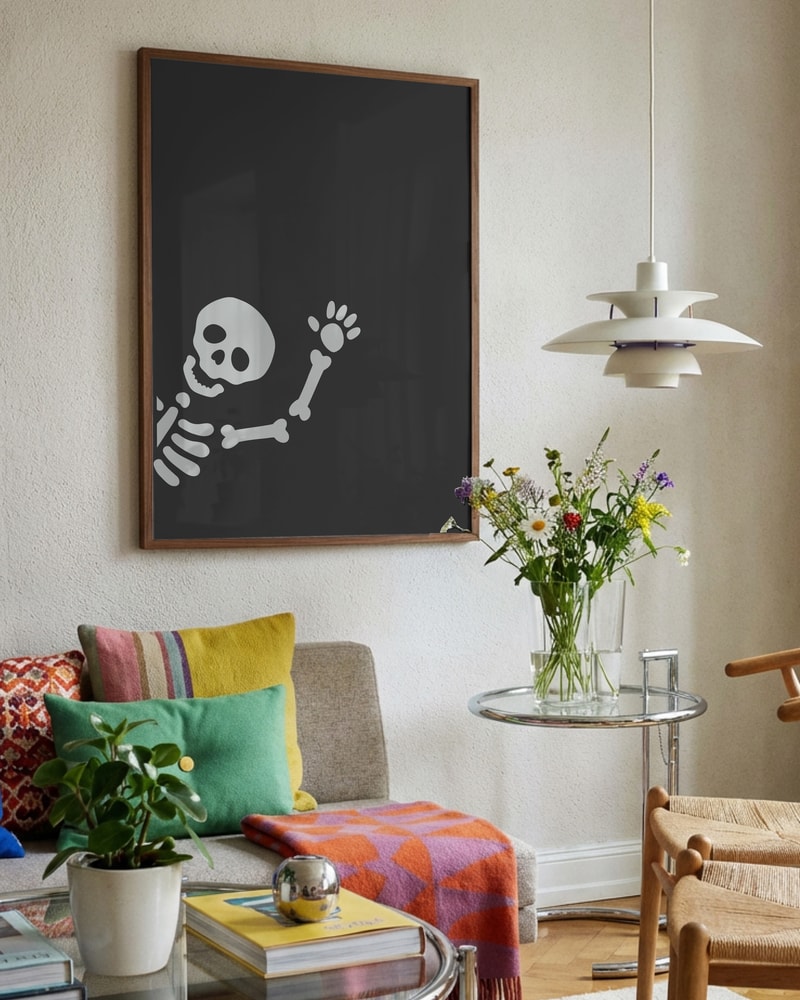Friendly Waving Skeleton