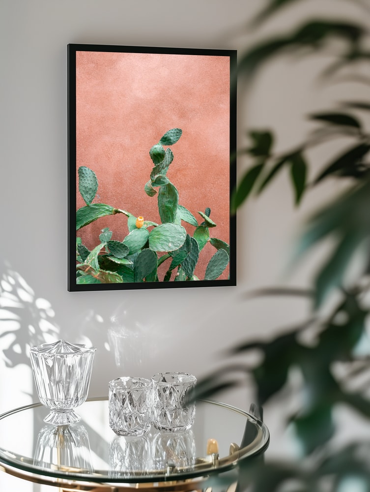 Prickly Pear Terracotta Wall
