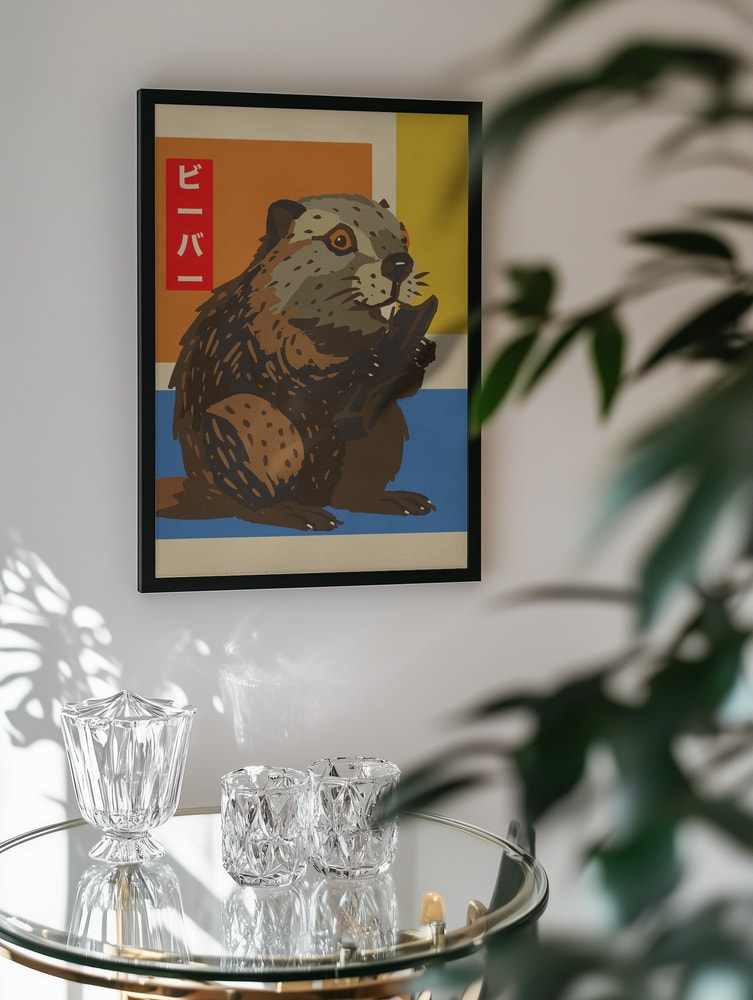 Retro Japanese Beaver