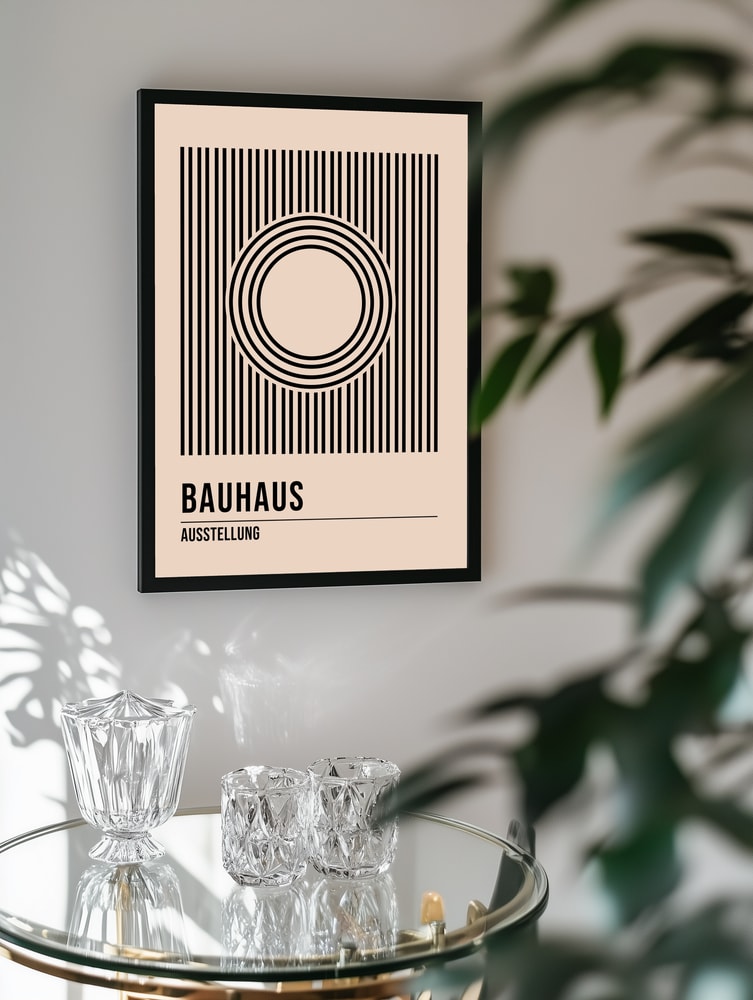 Bauhaus Geometric Exhibition