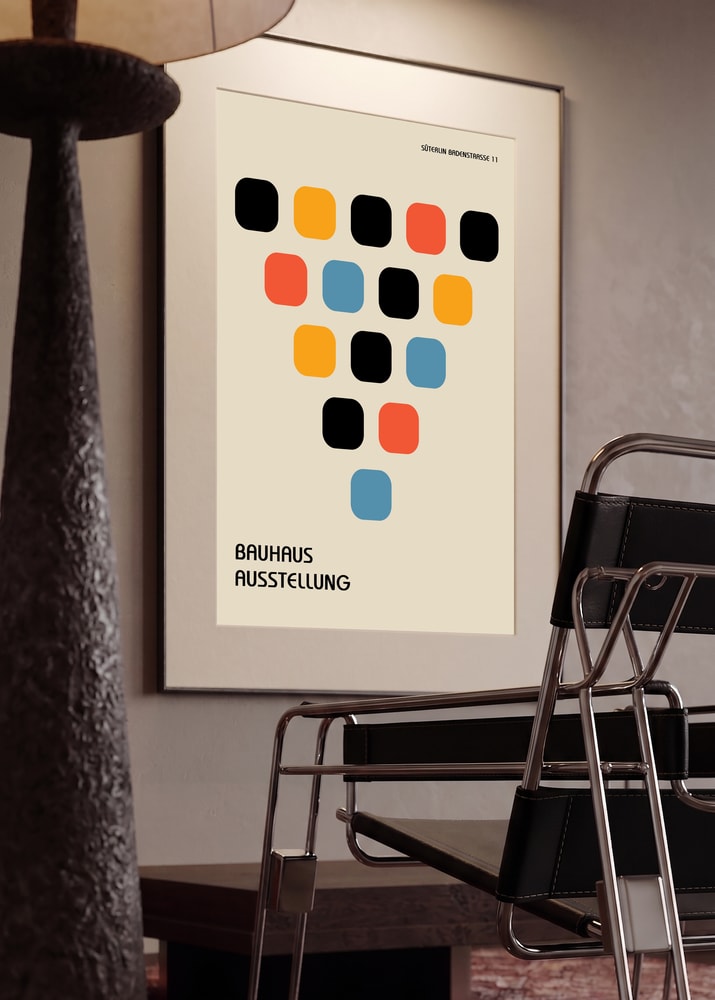 Colorful Bauhaus Exhibition