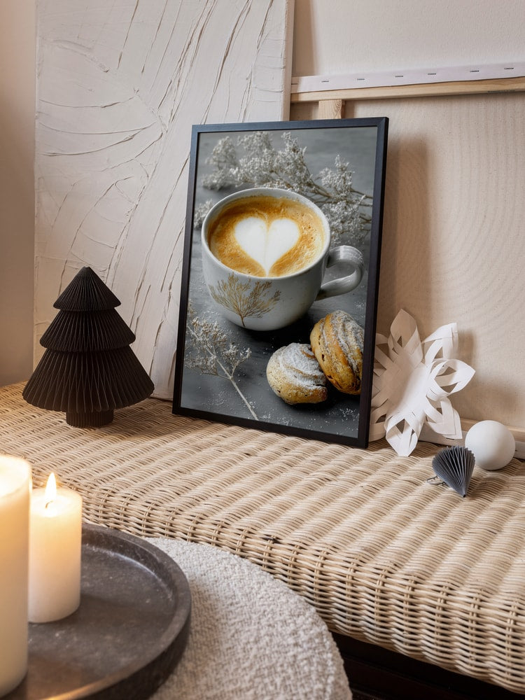 Warm Coffee Heart Breakfast