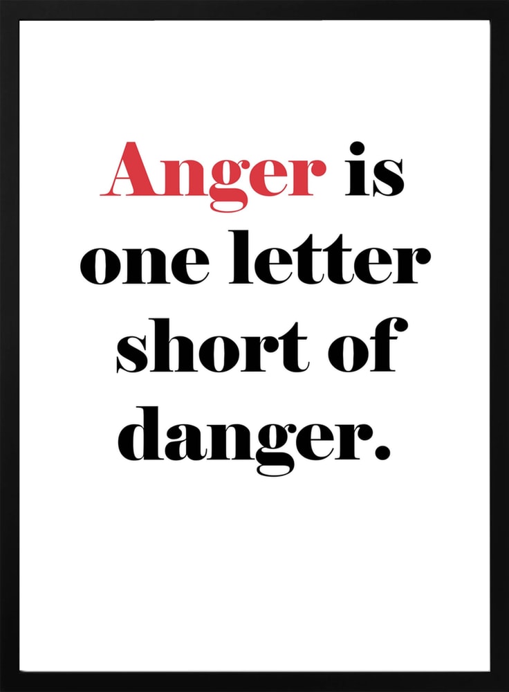 Anger One Letter Danger