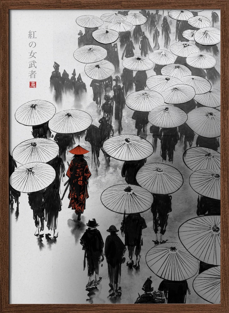 Red Umbrella Samurai