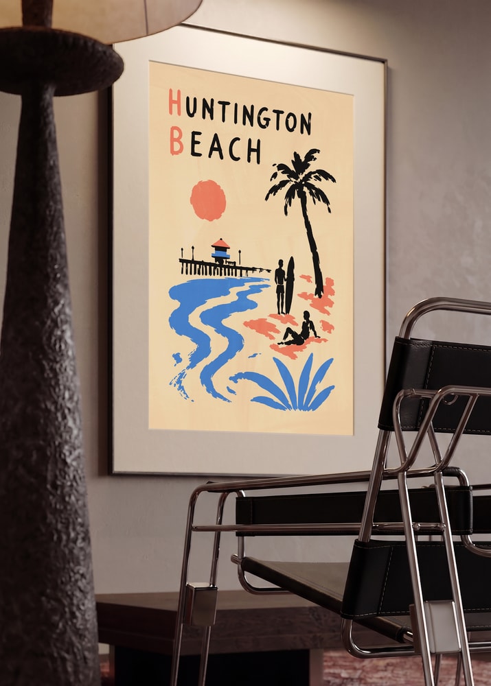Huntington Beach Surf Scene