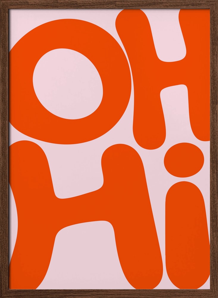 Oh Hi Orange Text