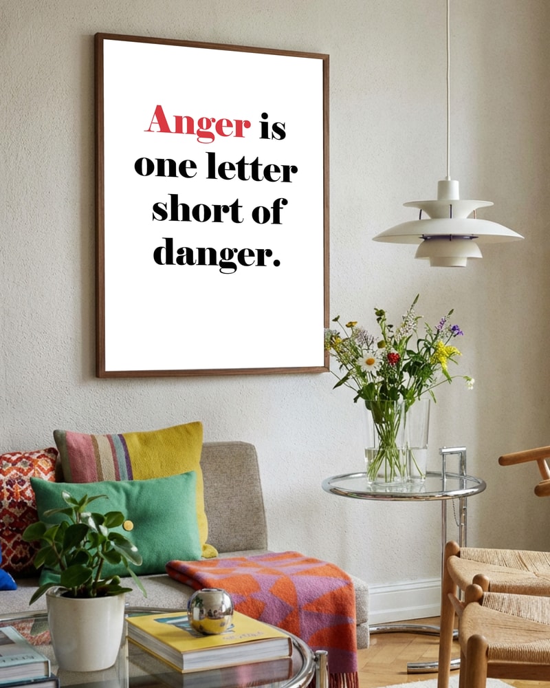 Anger One Letter Danger