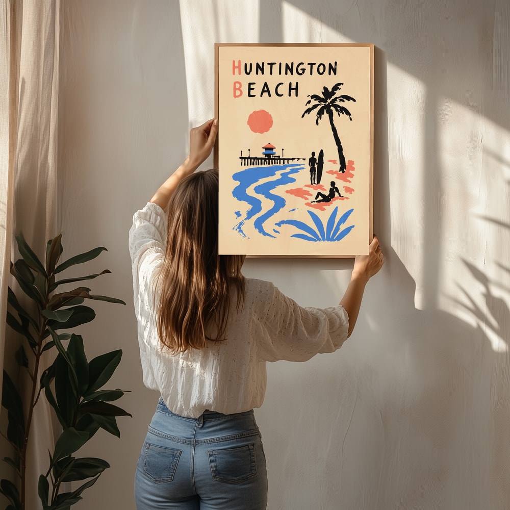 Huntington Beach Surf Scene