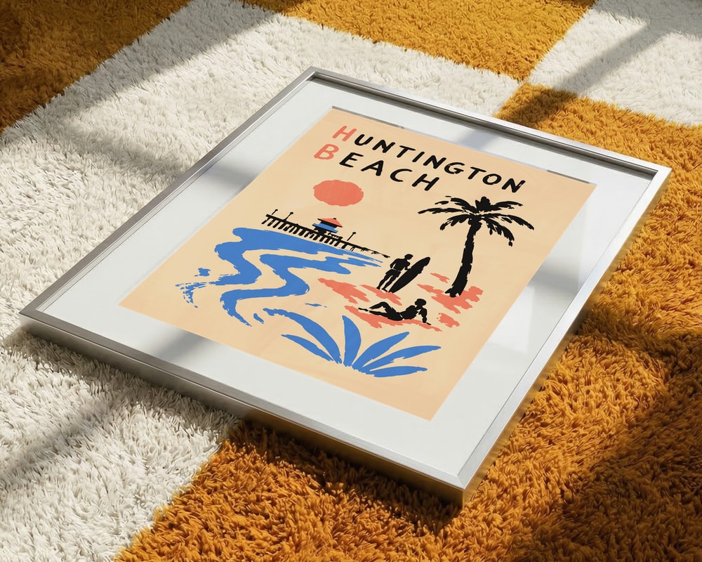 Huntington Beach Surf Scene