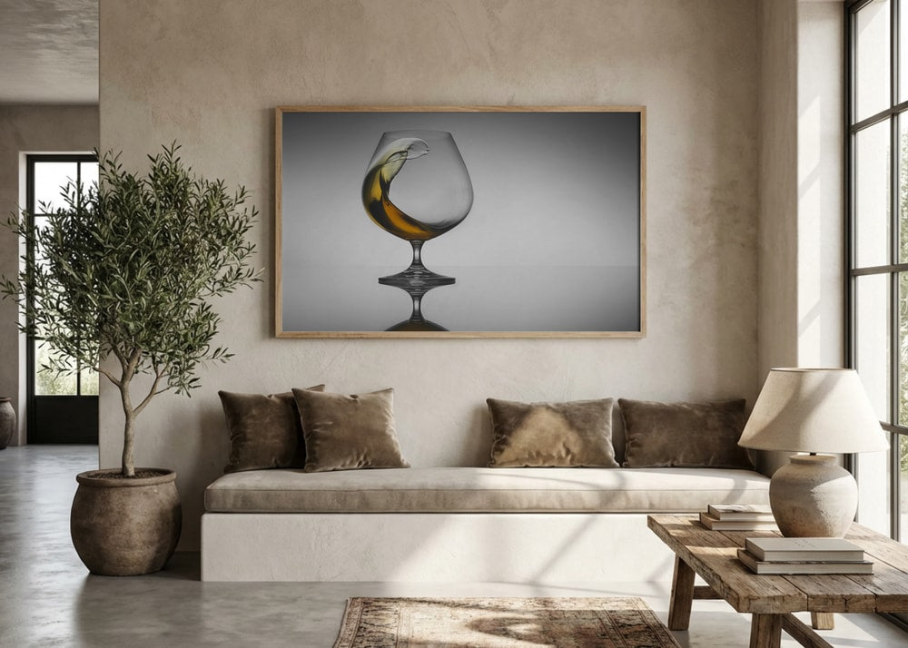 Elegant Cognac Splash