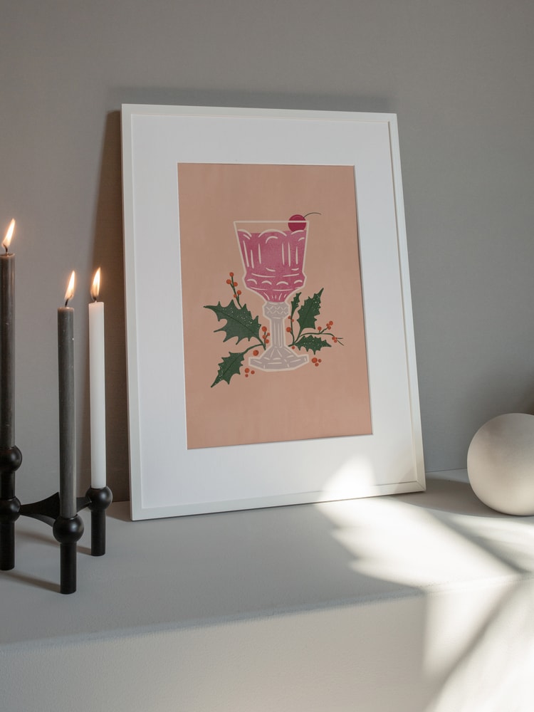 Pink Holly Cocktail