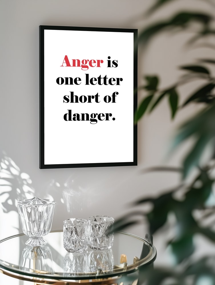 Anger One Letter Danger