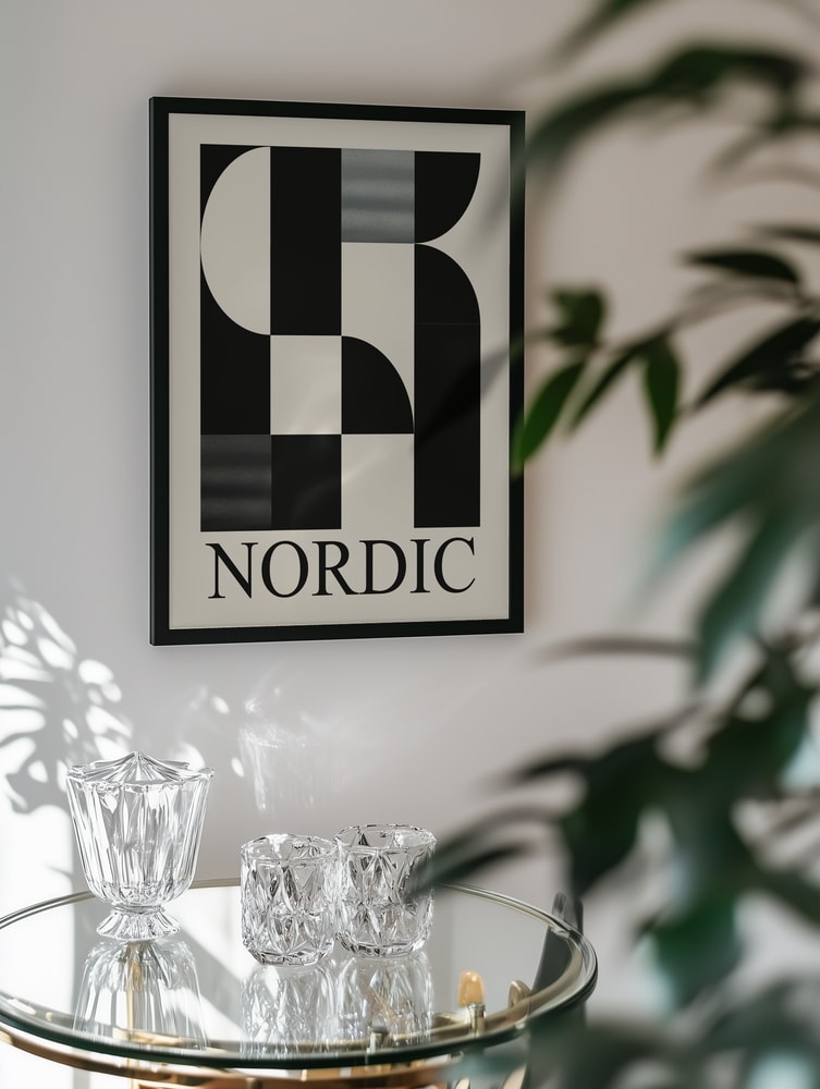 Nordic Geometric Abstract