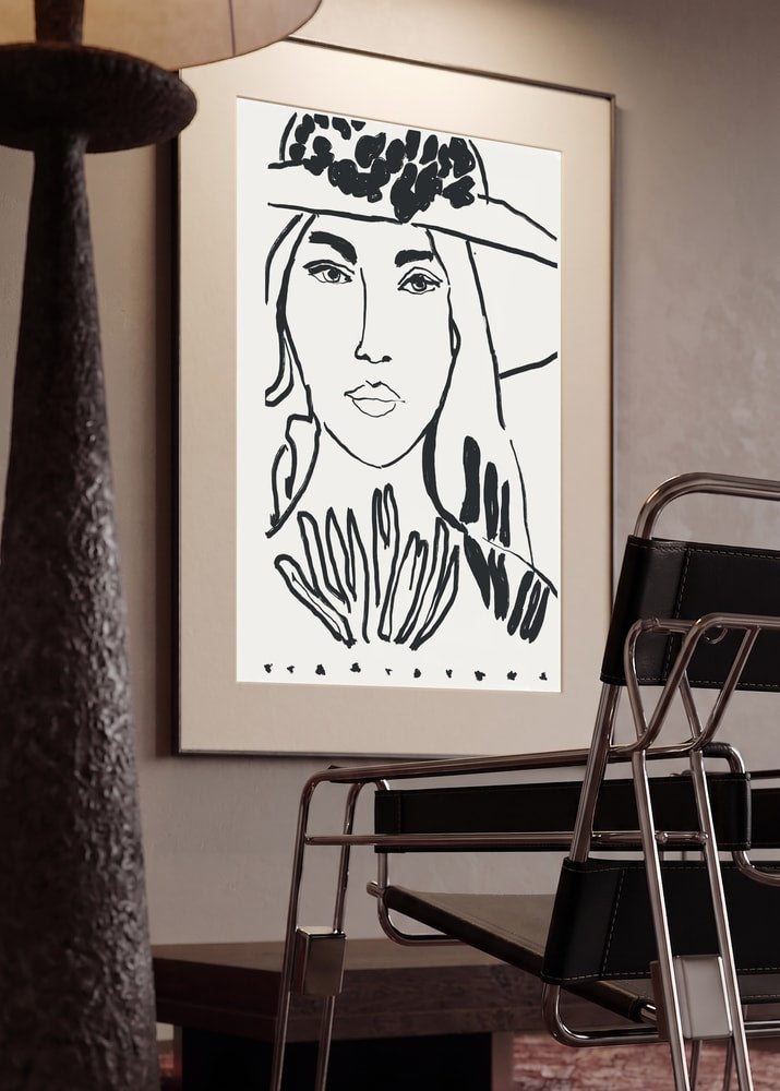 Woman in Hat Portrait