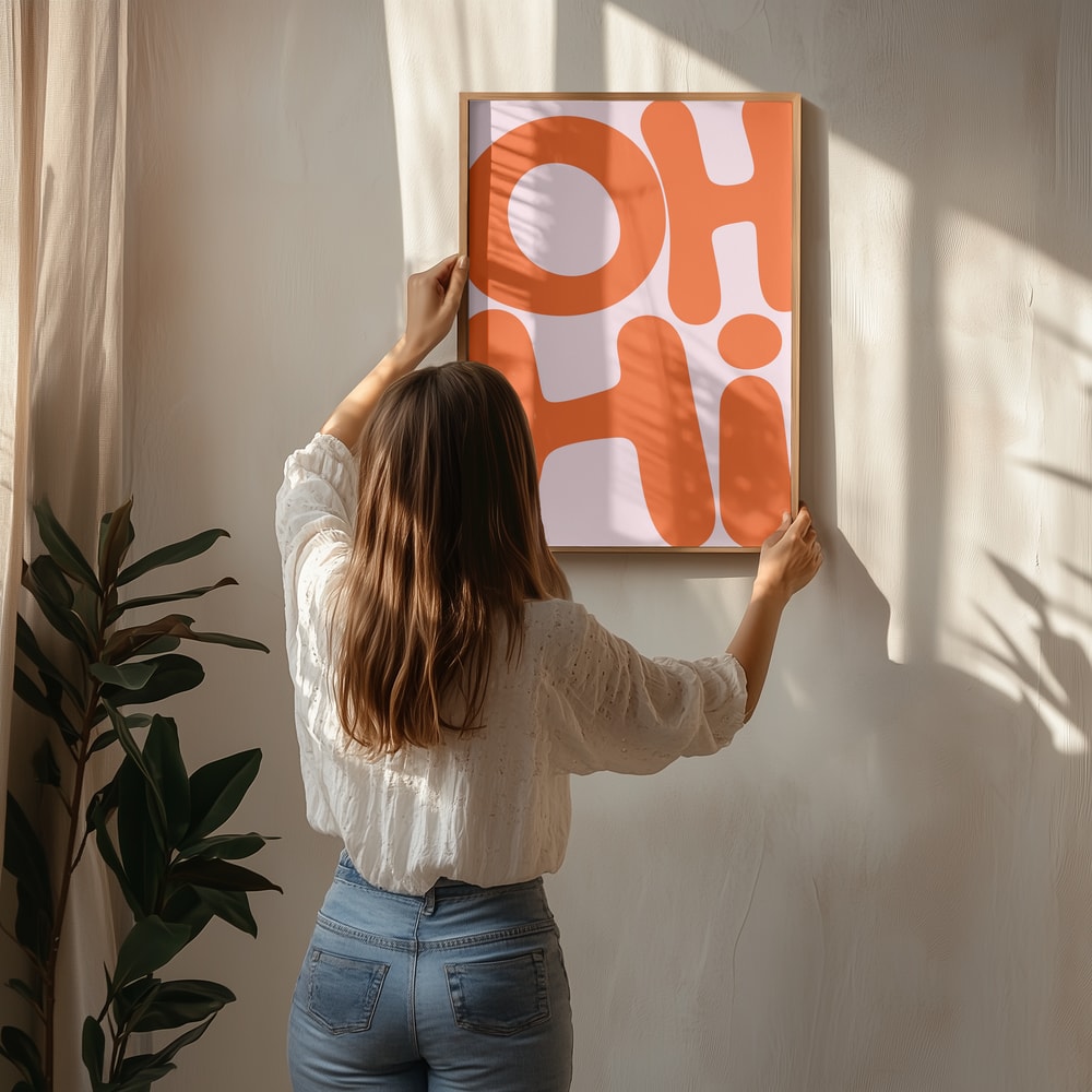 Oh Hi Orange Text