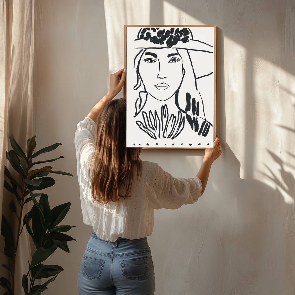Woman in Hat Portrait