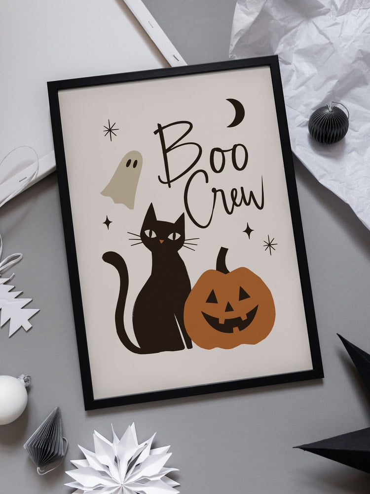 Boo Crew Halloween Cat