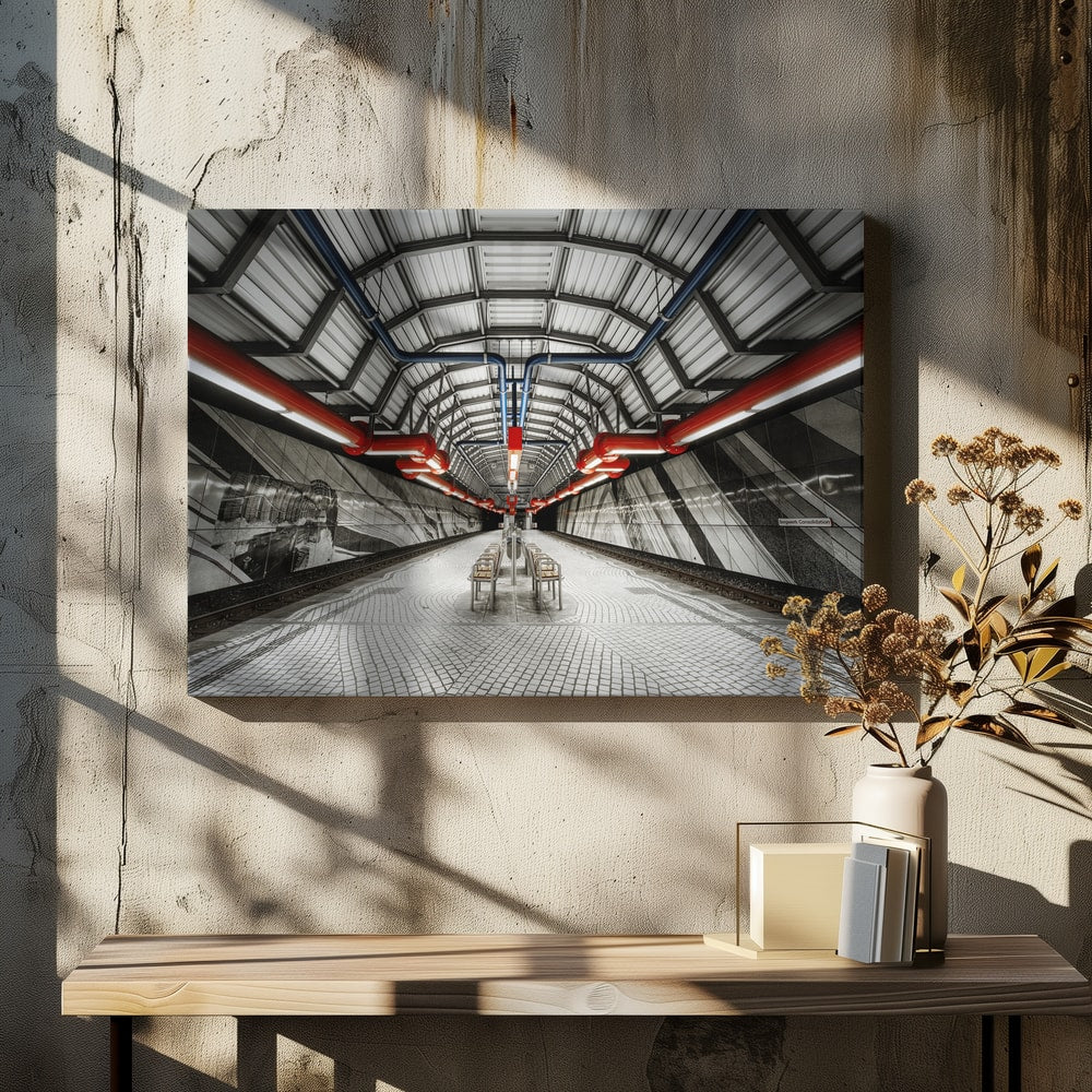 Modern Subway Station