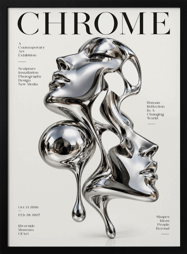 Reflective Chrome Faces