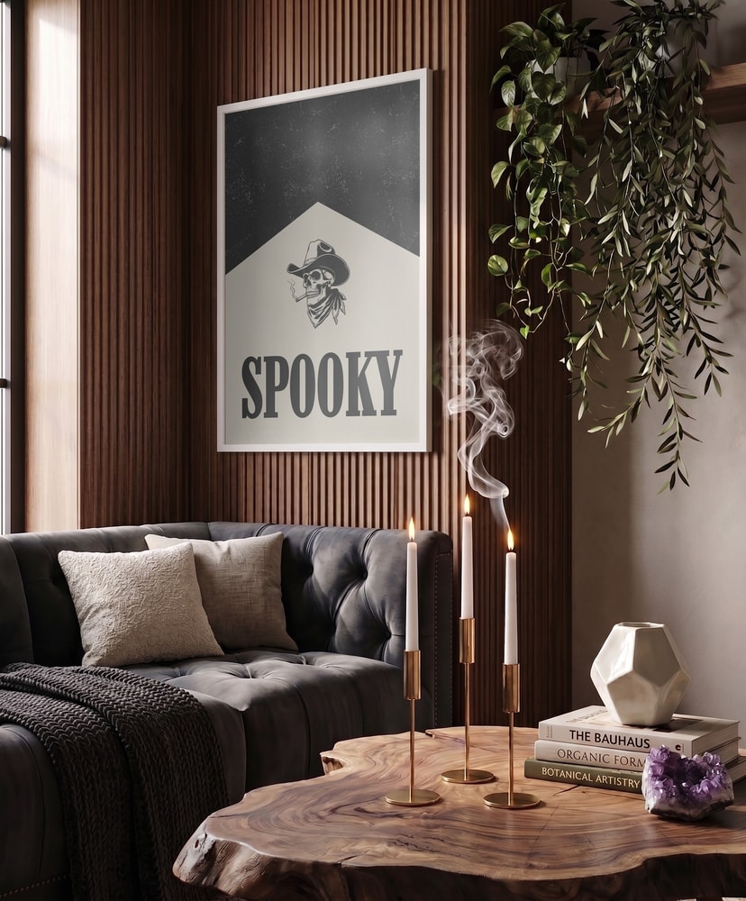 Spooky Cowboy Skull
